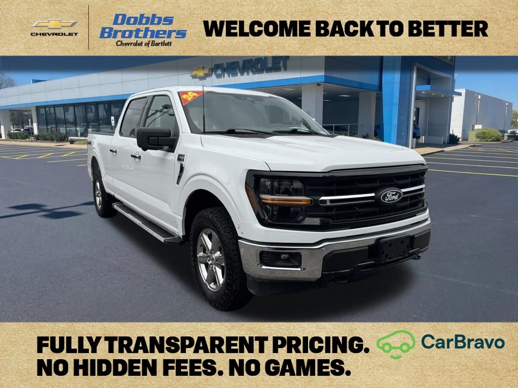Oxford White 2024 Ford F-150 Pickup Truck Four-Wheel Drive Automatic