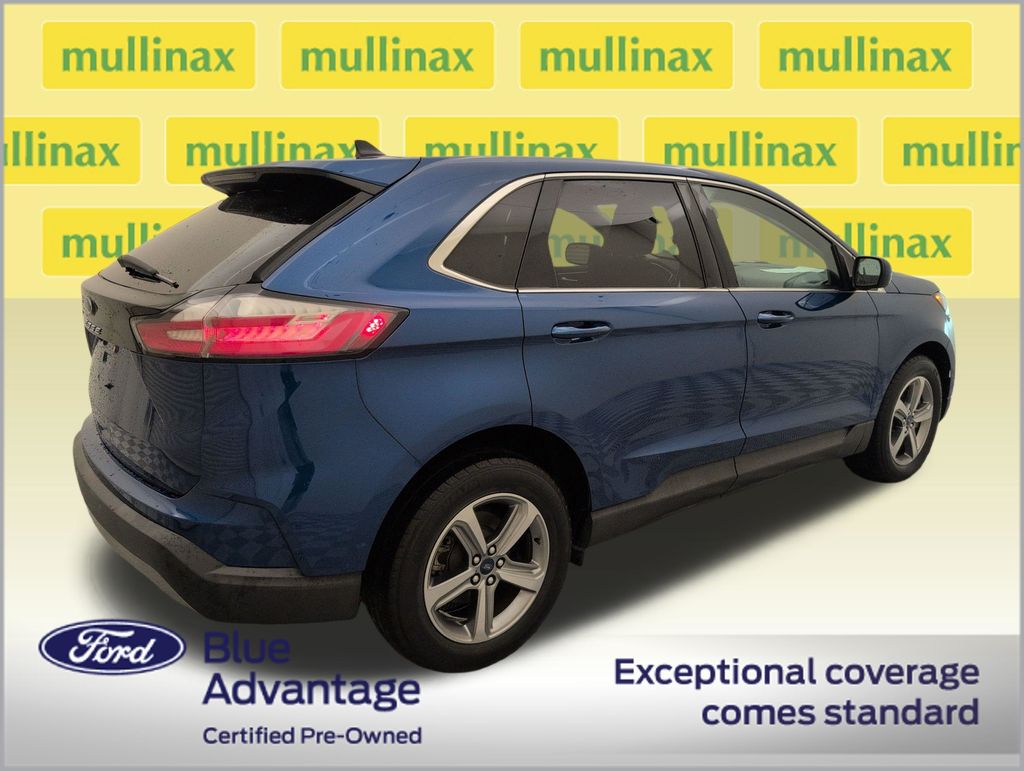 Certified Used 2021 Blue Ford SEL image 3