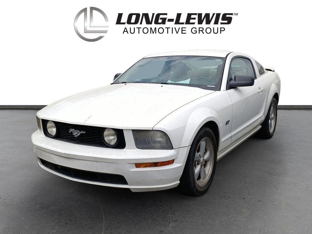 White 2007 Ford Mustang GT Premium Coupe RWD Coupe Rear-Wheel Drive 5-Speed Automatic