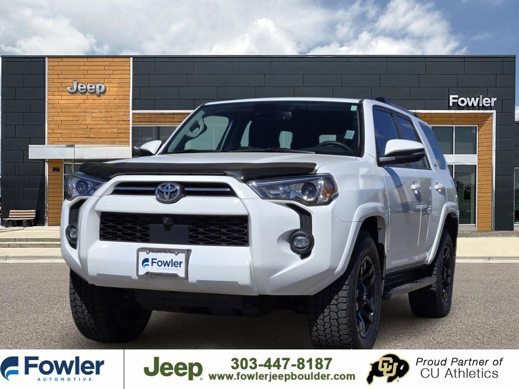White (Blizzard Pearl) 2022 Toyota 4Runner SR5 Premium 4WD SUV / Crossover Four-Wheel Drive 5-Speed Automatic
