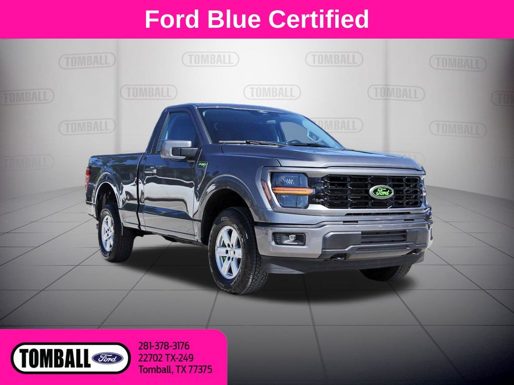 Gray Metallic 2025 Ford F-150 Pickup Truck Four-Wheel Drive Automatic