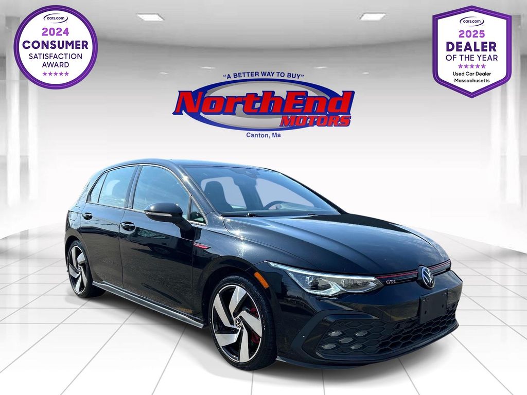 Black 2024 Volkswagen Golf GTI S FWD Hatchback Front-Wheel Drive 7-Speed Dual Clutch
