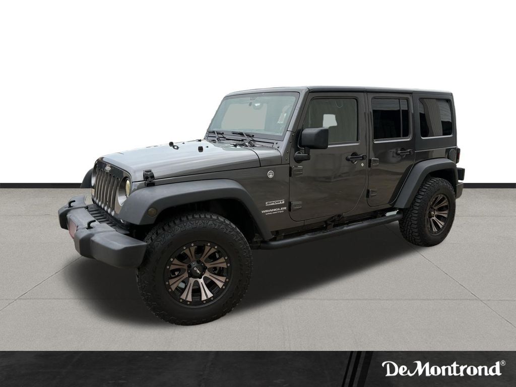 2017 Jeep Wrangler Unlimited Sport Gray at Don McGill Toyota