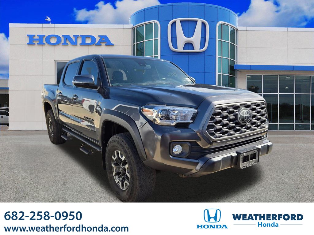 Magnetic Gray Metallic 2023 Toyota Tacoma TRD Off Road Double Cab 4WD Pickup Truck Four-Wheel Drive 6-Speed Automatic