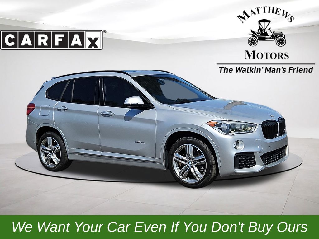 Glacier Silver Metallic 2017 BMW X1 sDrive28i FWD SUV / Crossover Front-Wheel Drive 8-Speed Automatic