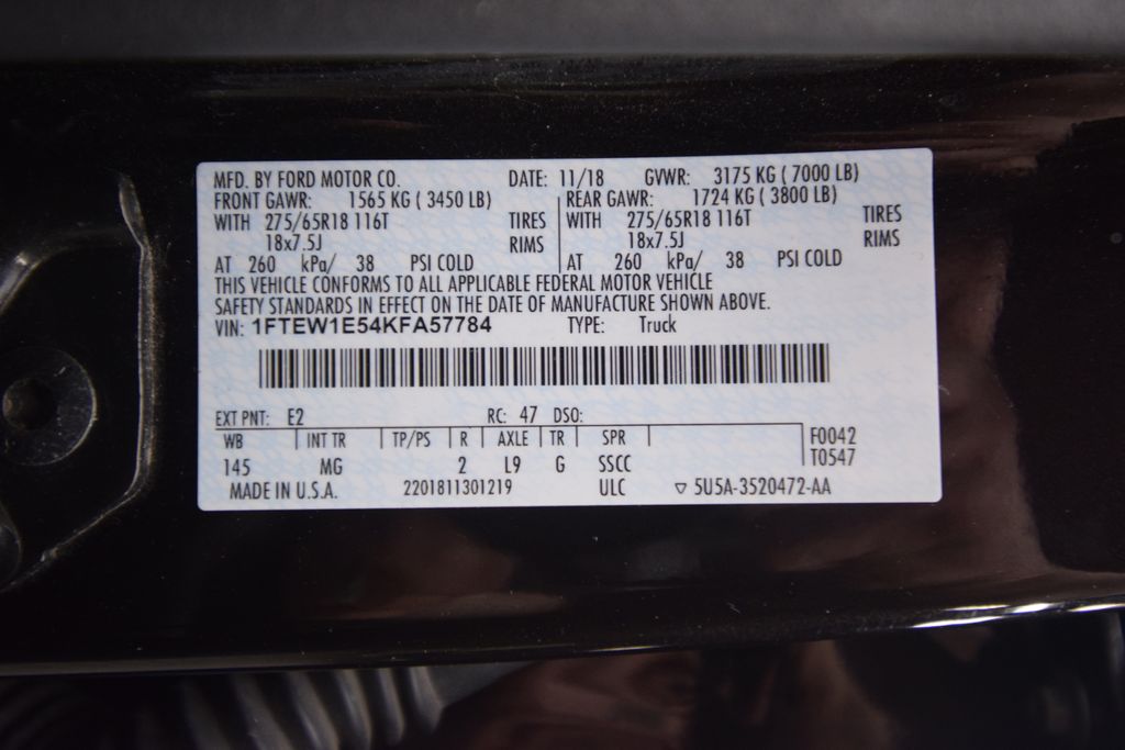 used 2019 Ford F-150 car, priced at $30,500