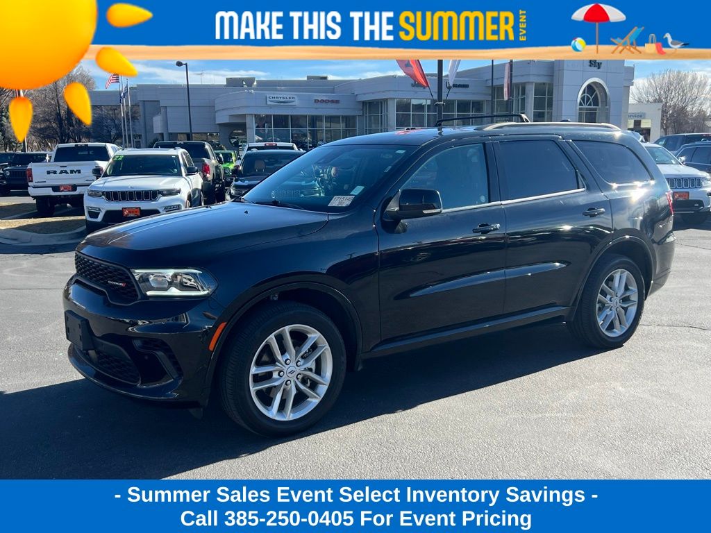DB Black Crystal Clearcoat 2025 Dodge Durango GT Plus AWD SUV / Crossover All-Wheel Drive 8-Speed Automatic