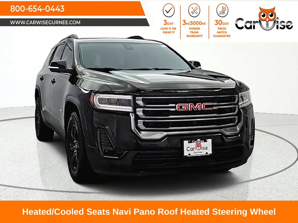 Black 2022 GMC Acadia SUV / Crossover Four-Wheel Drive 9-Speed Automatic