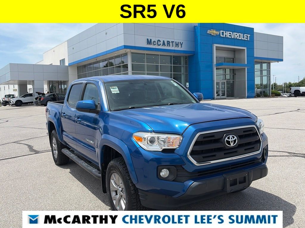 Blazing Blue 2017 Toyota Tacoma Pickup Truck Four-Wheel Drive 6-Speed Automatic