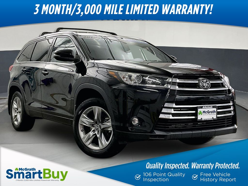 Midnight Black Metallic 2019 Toyota Highlander SUV / Crossover All-Wheel Drive 8-Speed Automatic