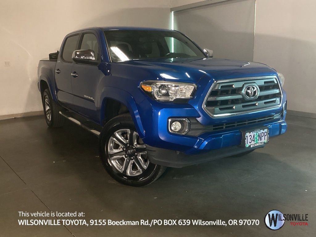 Blue Streak Metallic 2017 Toyota Tacoma Pickup Truck Four-Wheel Drive 6-Speed Automatic