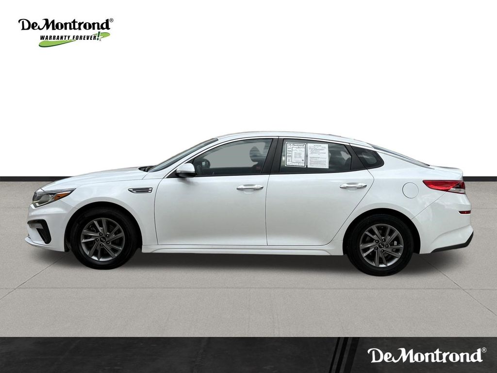 2020 Kia Optima LX White at DeMontrond Mazda