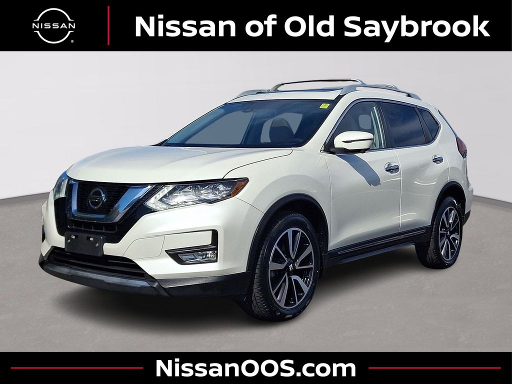 Pearl White Tricoat 2019 Nissan Rogue SUV / Crossover All-Wheel Drive Continuously Variable Transmission