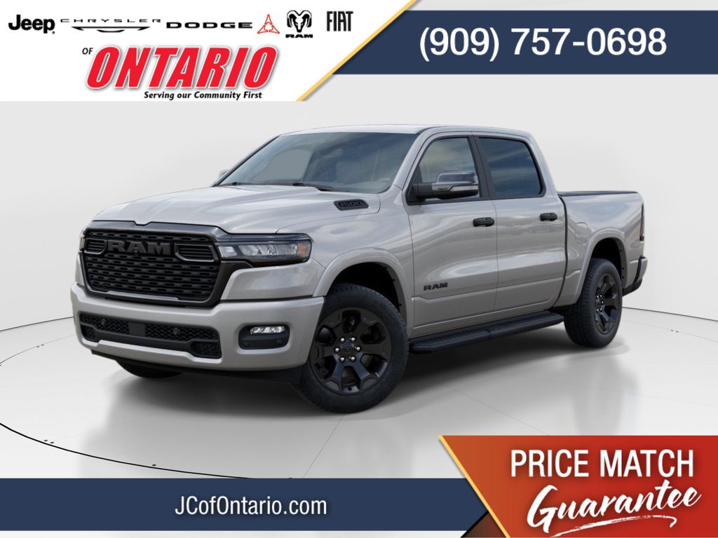 Silver Zynith 2026 RAM 1500 Pickup Truck Four-Wheel Drive 8-Speed Automatic