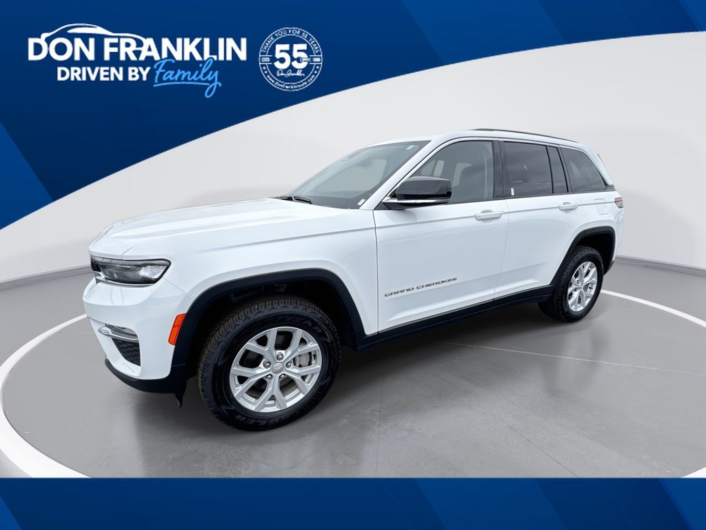Bright White Clearcoat 2023 Jeep Grand Cherokee Limited 4WD SUV / Crossover Four-Wheel Drive 8-Speed Automatic