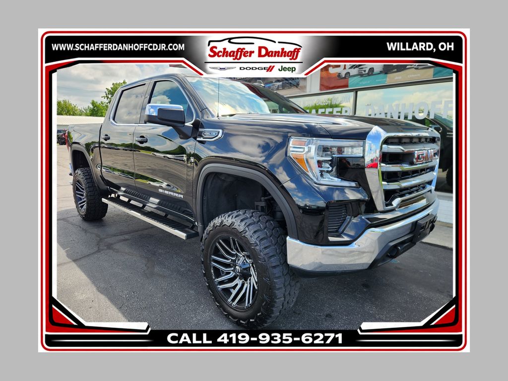 Black 2019 GMC Sierra 1500 Pickup Truck Four-Wheel Drive 8-Speed Automatic