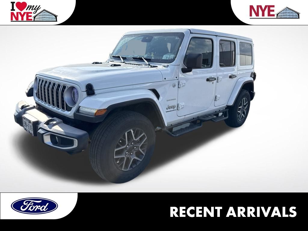 Bright White Clearcoat 2024 Jeep Wrangler SUV / Crossover Four-Wheel Drive 8-Speed Automatic