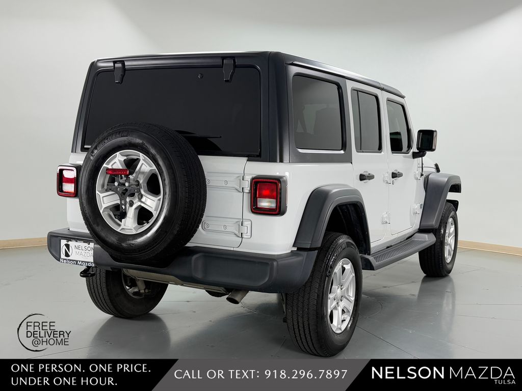 Used 2019 White Jeep Unlimited Sport S image 6