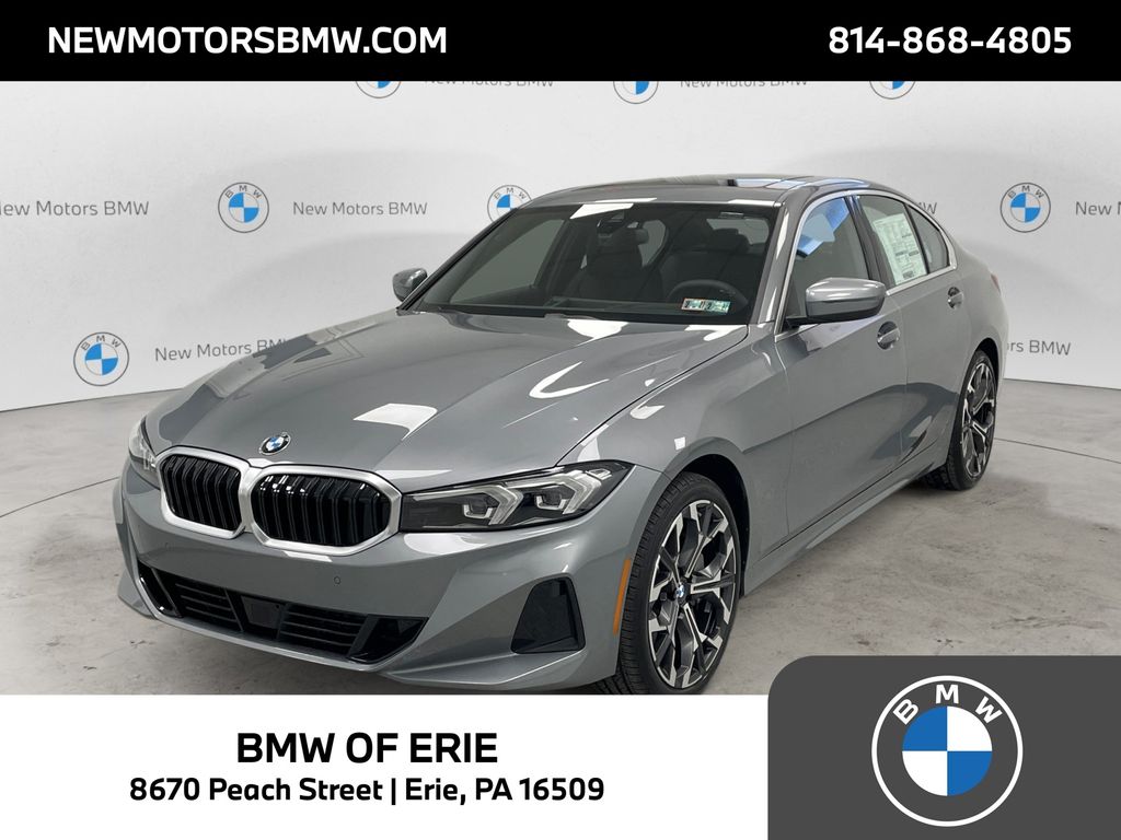 Skyscraper Gray Metallic 2026 BMW 3 Series Sedan All-Wheel Drive 8-Speed Automatic