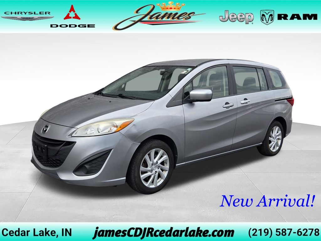 Liquid Silver 2012 Mazda MAZDA5 Sport Minivan Front-Wheel Drive 5-Speed Automatic Overdrive