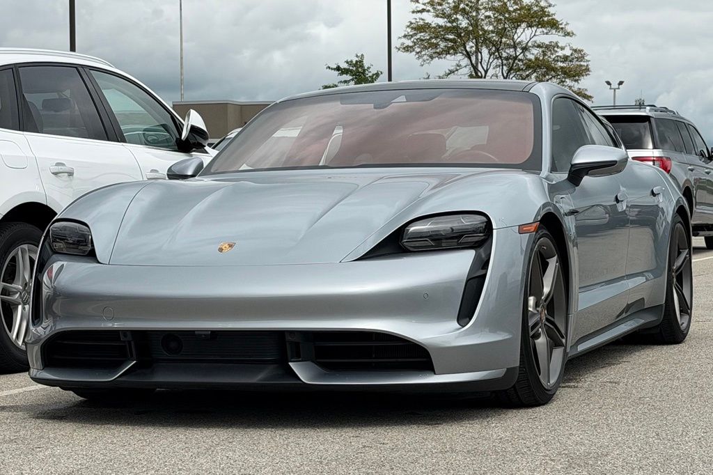 Dolomite Silver Metallic 2020 Porsche Taycan Sedan All-Wheel Drive 2-Speed Automatic