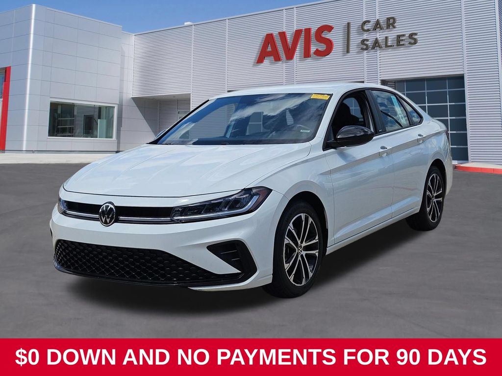 White 2025 Volkswagen Jetta Sedan Front-Wheel Drive 8-Speed Automatic