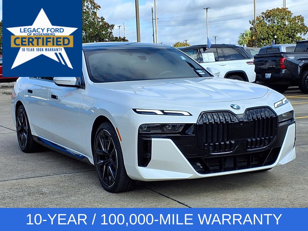 2023 BMW 7 Series 740i White at Ultimate Motorsports