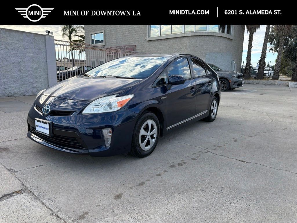Nautical Blue Metallic 2013 Toyota Prius Hatchback Front-Wheel Drive Continuously Variable Transmission