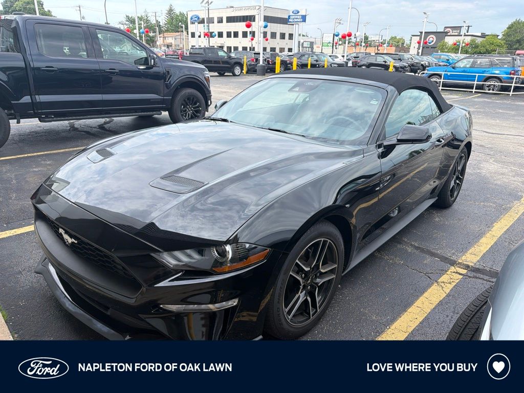 Black 2023 Ford Mustang Convertible Rear-Wheel Drive Automatic