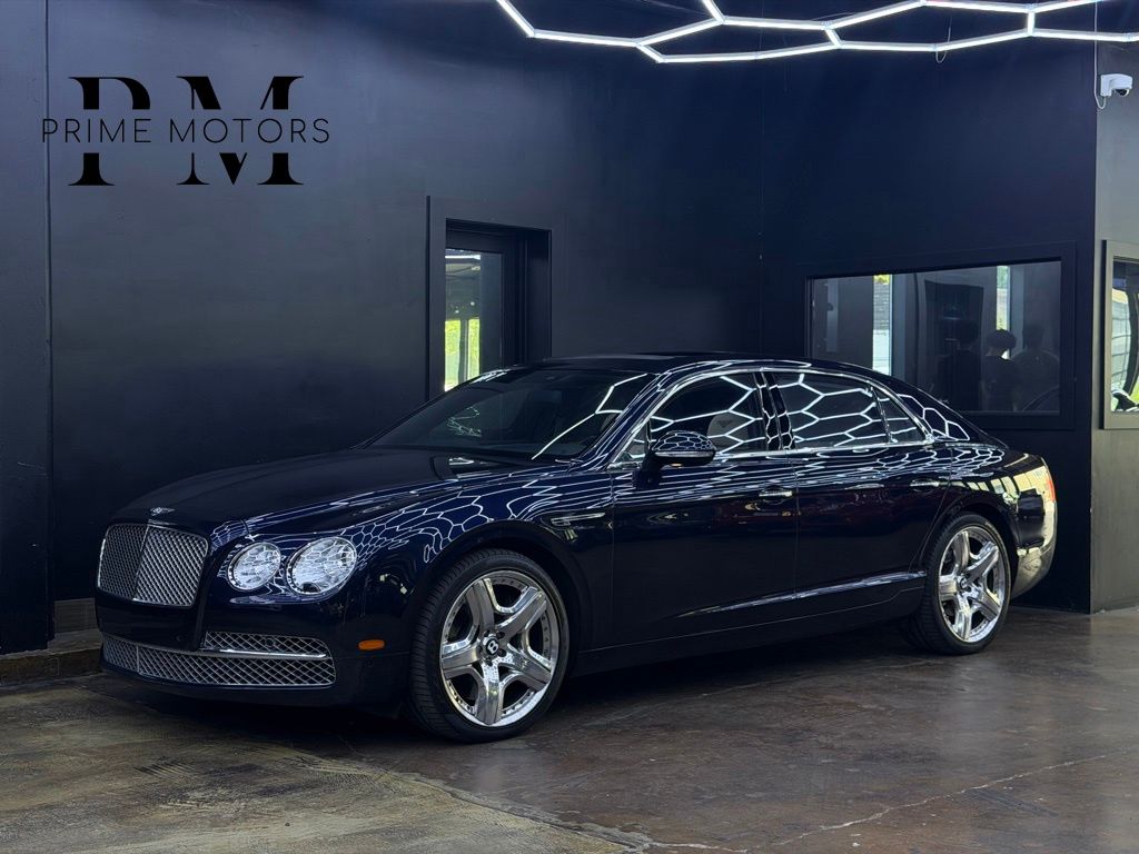 Blue 2014 Bentley Flying Spur W12 AWD Sedan All-Wheel Drive 8-Speed Automatic
