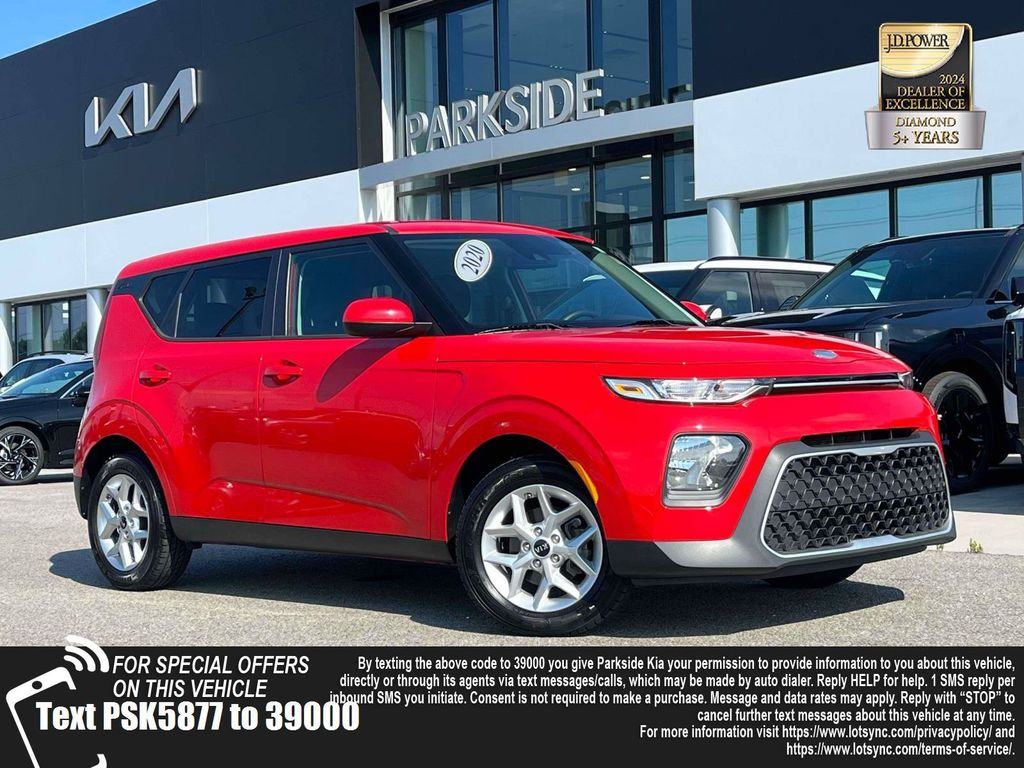 Inferno Red 2020 Kia Soul SUV / Crossover Front-Wheel Drive Continuously Variable Transmission