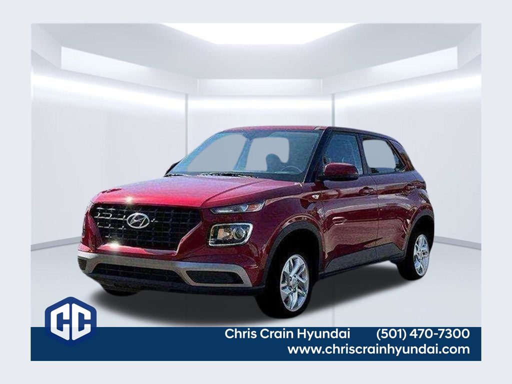 Ultimate Red 2025 Hyundai Venue SUV / Crossover Front-Wheel Drive Continuously Variable Transmission