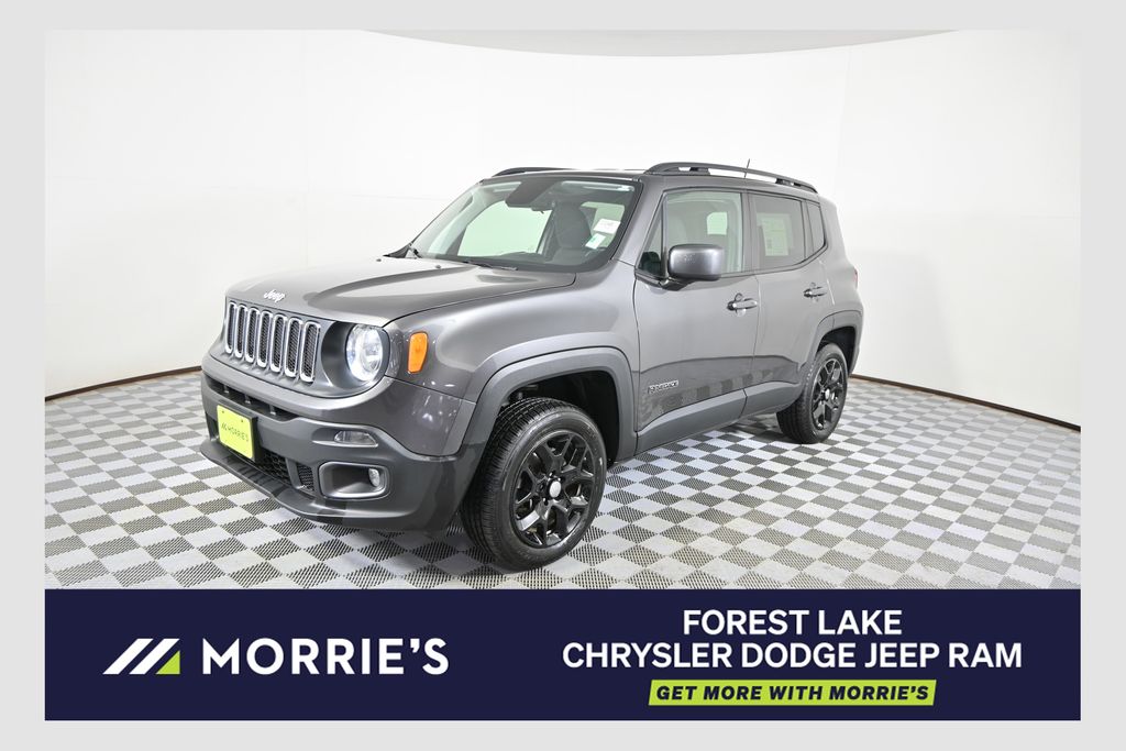 Crystal Metallic 2018 Jeep Renegade SUV / Crossover Four-Wheel Drive 9-Speed Automatic
