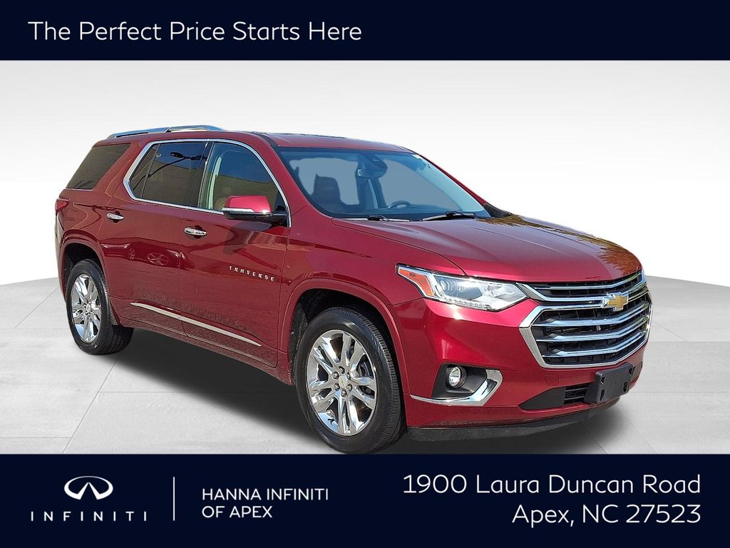 Cajun Red Tintcoat 2018 Chevrolet Traverse SUV / Crossover Four-Wheel Drive 9-Speed Automatic