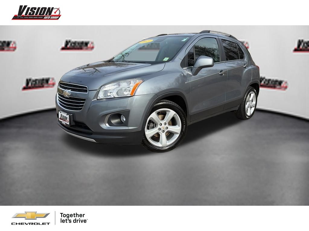 Gray (Satin Steel Metallic) 2015 Chevrolet Trax LTZ FWD SUV / Crossover Front-Wheel Drive 6-Speed Automatic