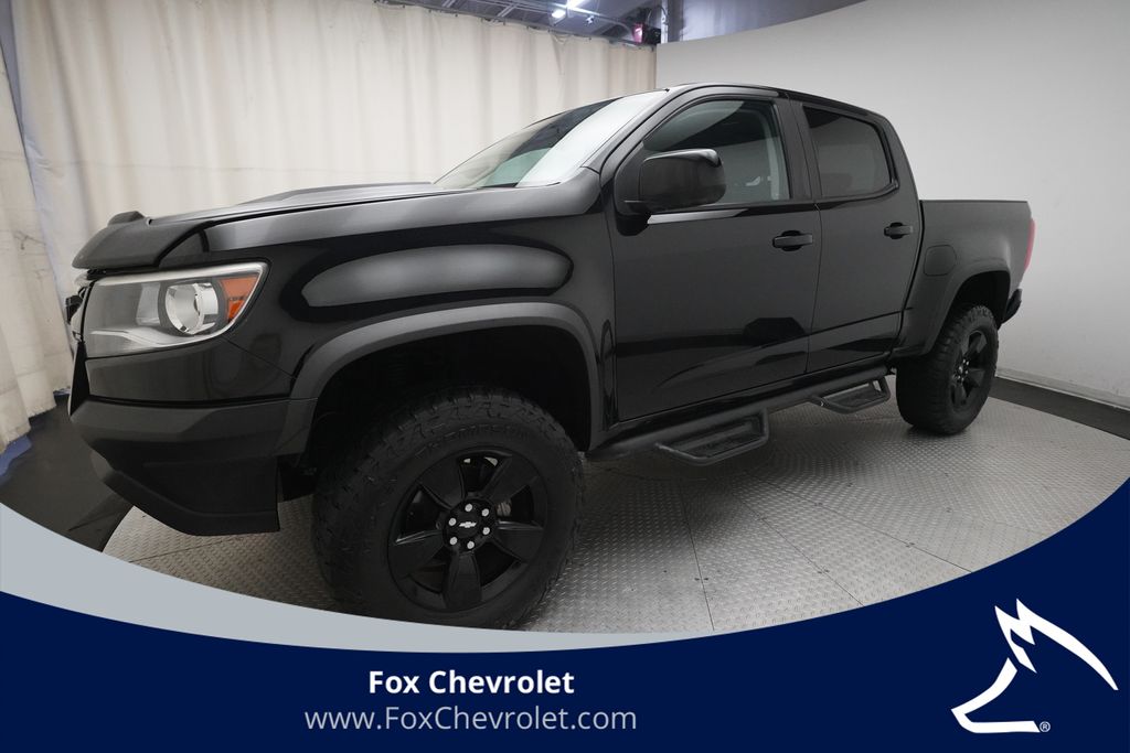 Black 2017 Chevrolet Colorado Pickup Truck Four-Wheel Drive 8-Speed Automatic