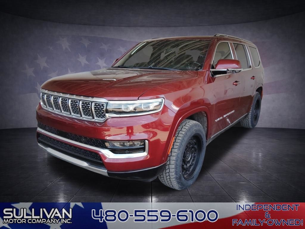 Velvet Red Pearlcoat 2022 Jeep Grand Wagoneer SUV / Crossover Four-Wheel Drive 8-Speed Automatic