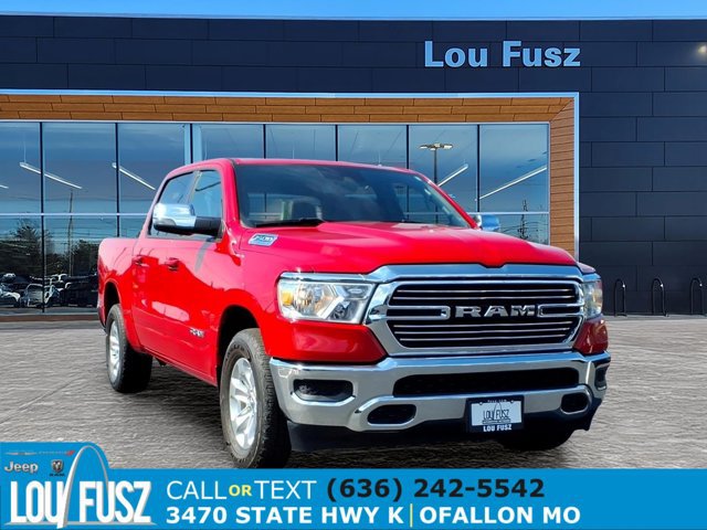 Flame Red Clearcoat 2024 RAM 1500 Pickup Truck Four-Wheel Drive 8-Speed Automatic