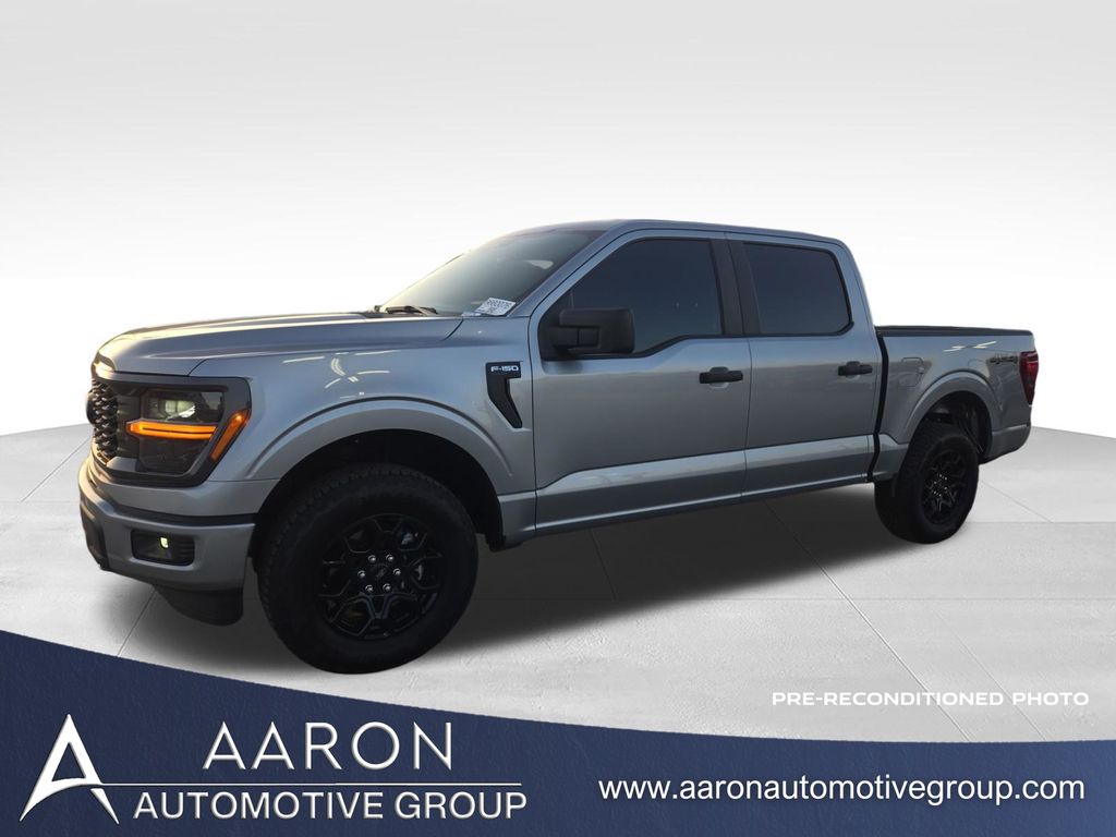 Silver Metallic 2025 Ford F-150 Pickup Truck Four-Wheel Drive Automatic