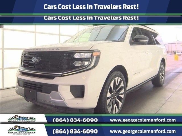 Star White Metallic Tri-Coat 2025 Ford Expedition SUV / Crossover Four-Wheel Drive Automatic
