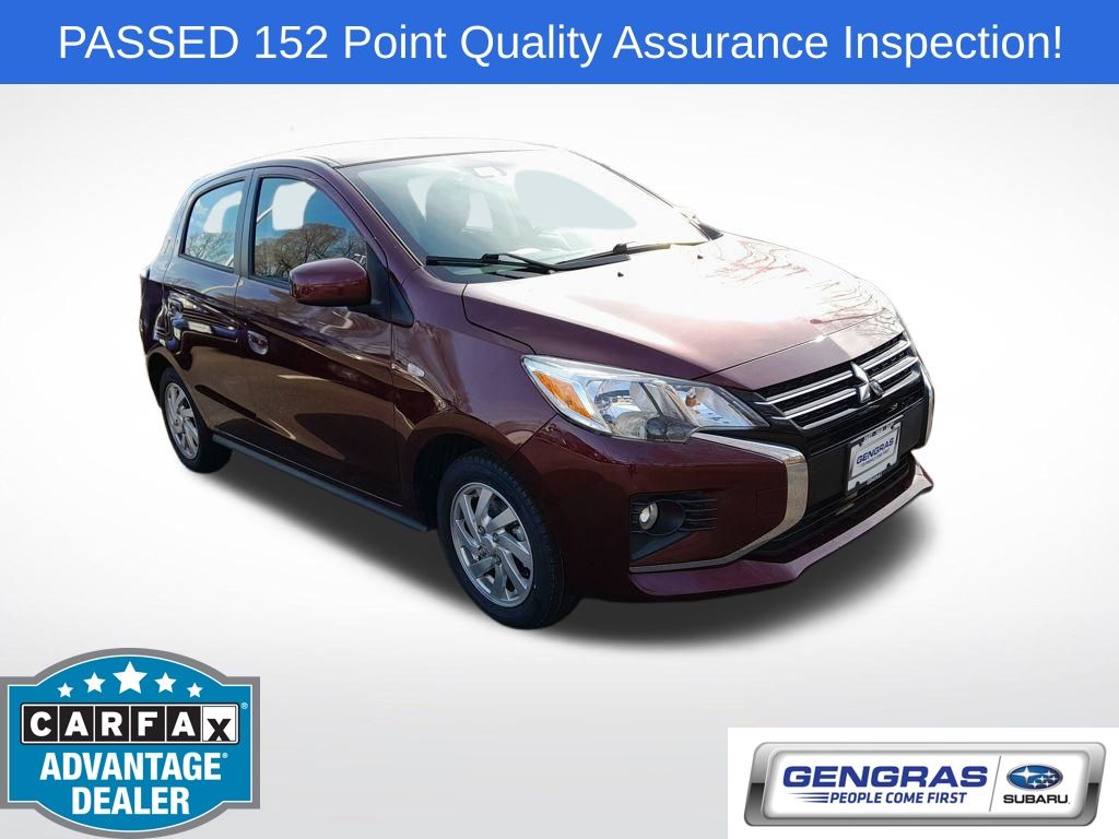 Purple 2024 Mitsubishi Mirage LE FWD Hatchback Front-Wheel Drive Continuously Variable Transmission