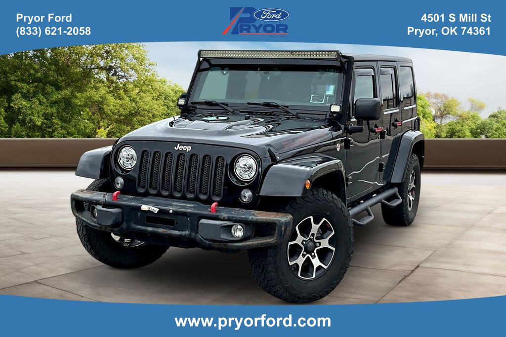 Black Clearcoat 2017 Jeep Wrangler Unlimited Rubicon 4WD SUV / Crossover Four-Wheel Drive 5-Speed Automatic