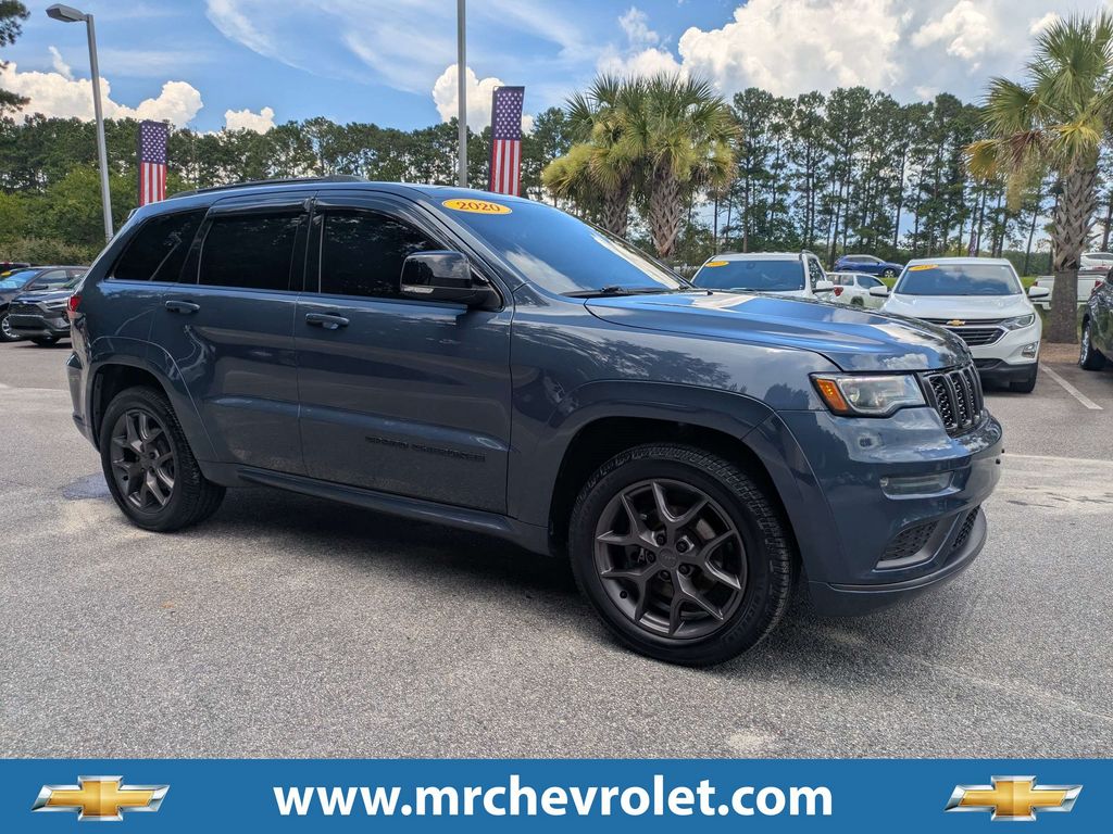 Pacific Blue Clearcoat 2020 Jeep Grand Cherokee SUV / Crossover Four-Wheel Drive 8-Speed Automatic