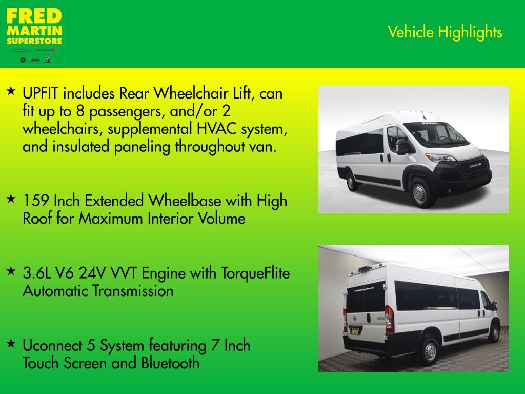 new 2026 Ram ProMaster 3500 car, priced at $85,052
