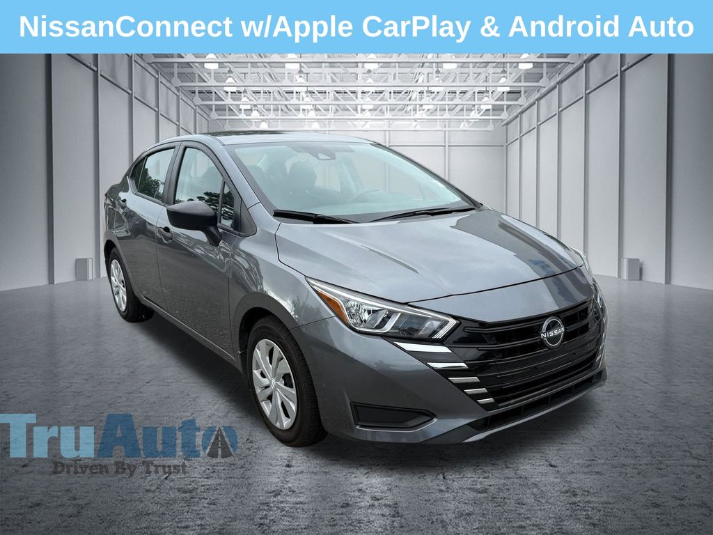 Gray (Gun Metallic) 2024 Nissan Versa Sedan Front-Wheel Drive Continuously Variable Transmission