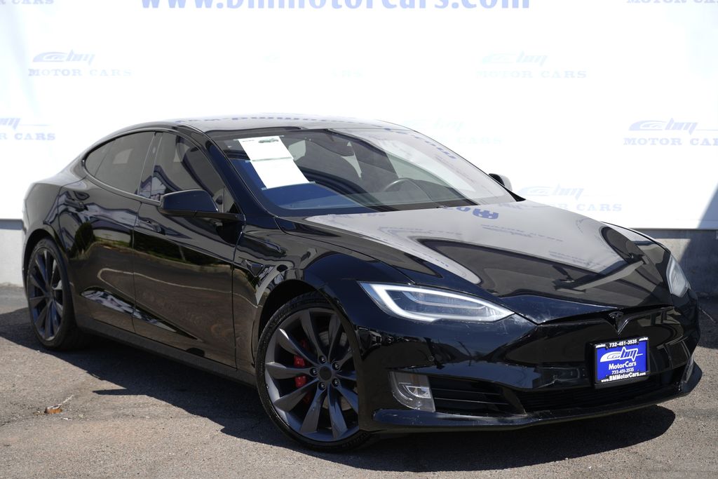 Black 2020 Tesla Model S Performance AWD Sedan All-Wheel Drive 1-Speed Automatic