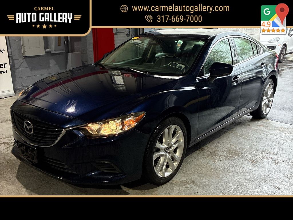Deep Crystal Blue 2017 Mazda MAZDA6 Sedan Front-Wheel Drive 6-Speed Automatic