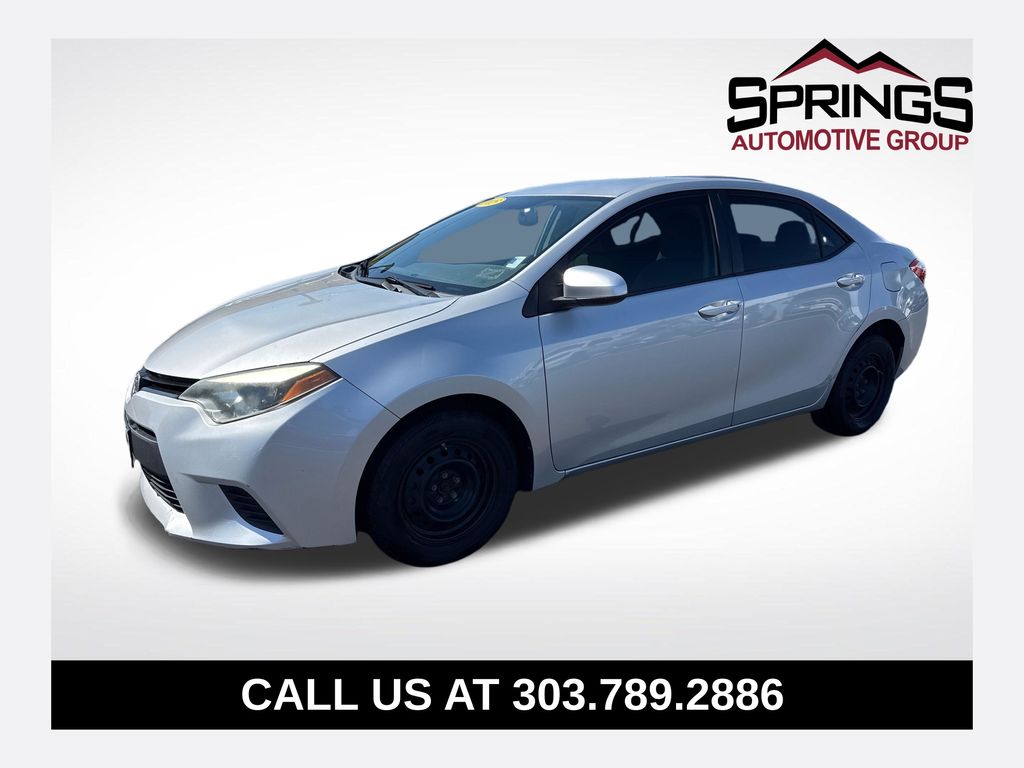Classic Silver Metallic 2015 Toyota Corolla Sedan Front-Wheel Drive 4-Speed Automatic