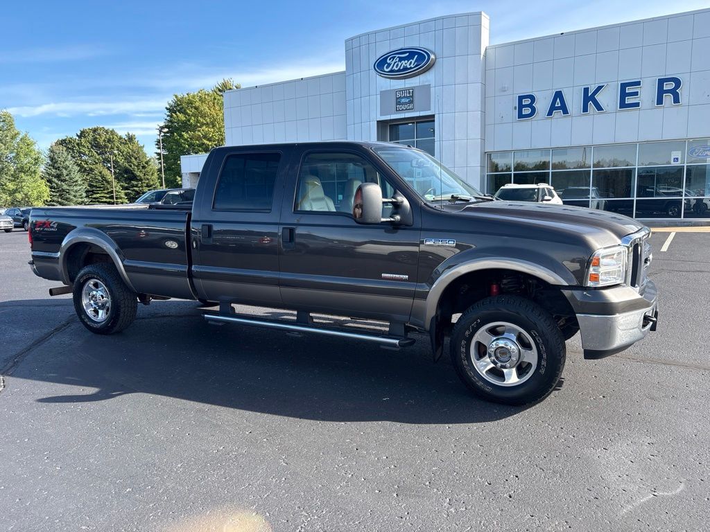Dark Stone 2006 Ford F-250 Super Duty Pickup Truck Four-Wheel Drive 5-Speed Automatic Overdrive