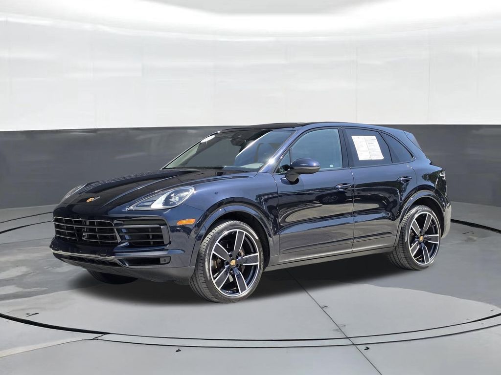 Moonlight Blue Metallic 2023 Porsche Cayenne Platinum Edition AWD SUV / Crossover All-Wheel Drive 8-Speed Automatic